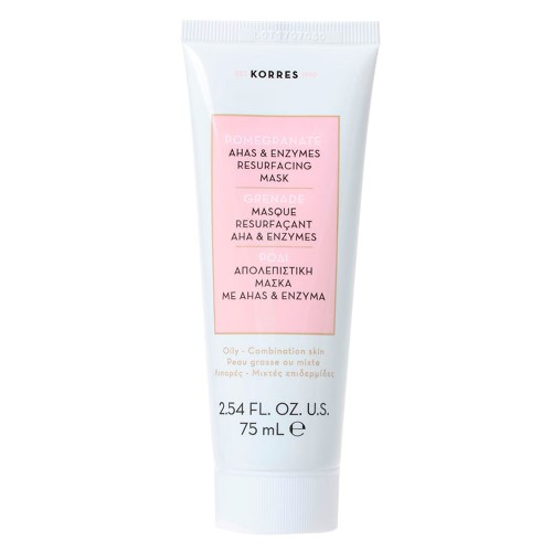 Máscara Facial Esfoliante Korres Pomegranate Pele Oleosa 75ml