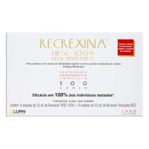 Tratamento Dermatológico Recrexina HFSC 100% - 500 Homem