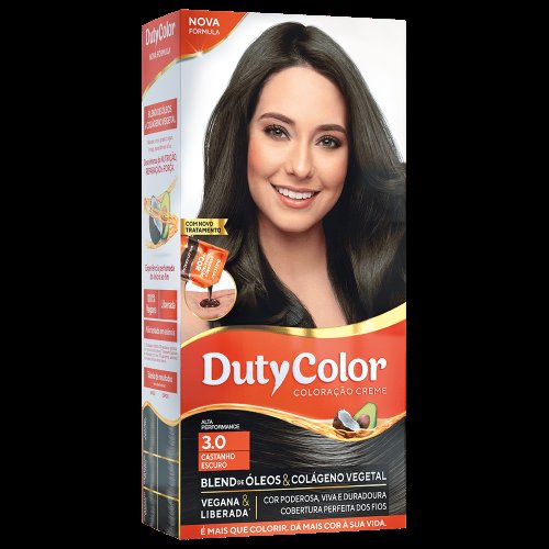 Coloração Duty Color Castanho Escuro - 3.0