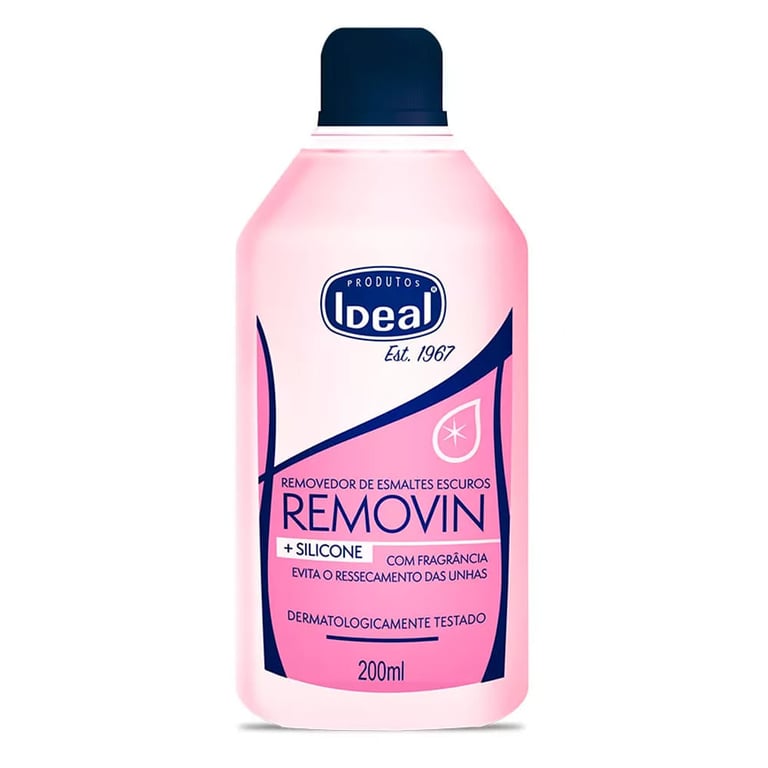 Removedor De Esmaltes Escuros Removin Ideal 200ml