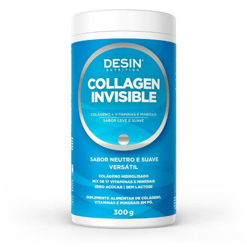Suplemento Alimentar em Pó Desin Collagen Invisible Neutro