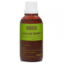 Óleo de Rícino 100% Farmax 100ml