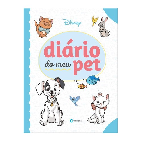 Livro Diário do Meu Pet Disney Culturama