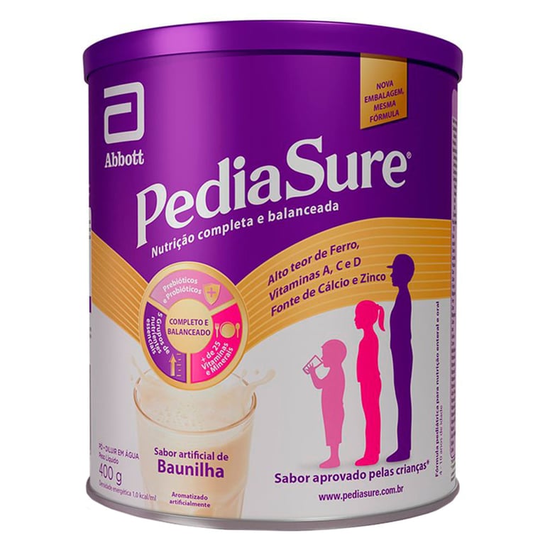 Suplemento Infantil Pediasure Sabor Baunilha 400g