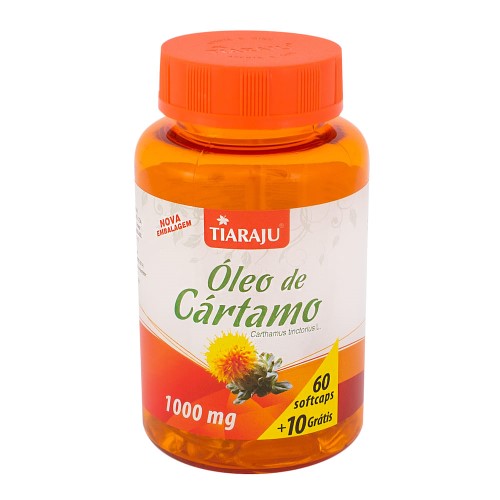 Óleo de Cártamo - Tiaraju - 60+10 Cápsulas de 1000mg