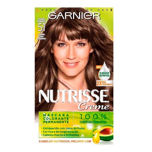 Tintura Nutrisse Creme 51 Castanho Exuberante com 1 Unidade