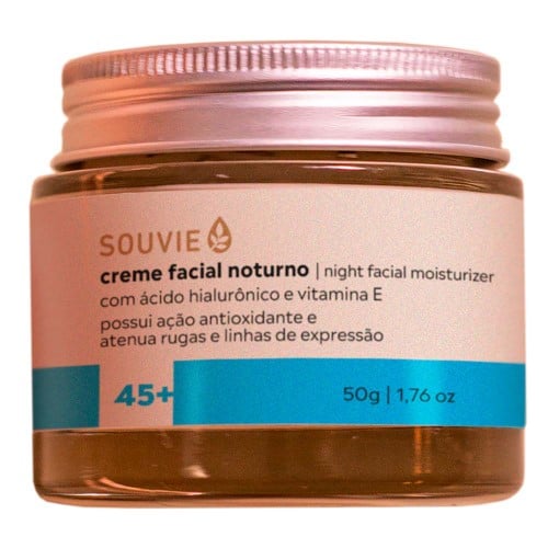 Creme Facial Hidratante Noturno Souvie 45+