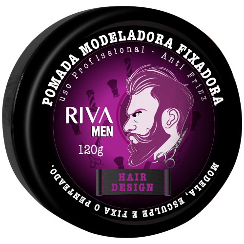 Pomada Capilar Riva Modeladora Hair Design 120g