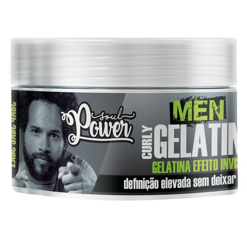 Soul Power Men Curly - Gelatina Invisível
