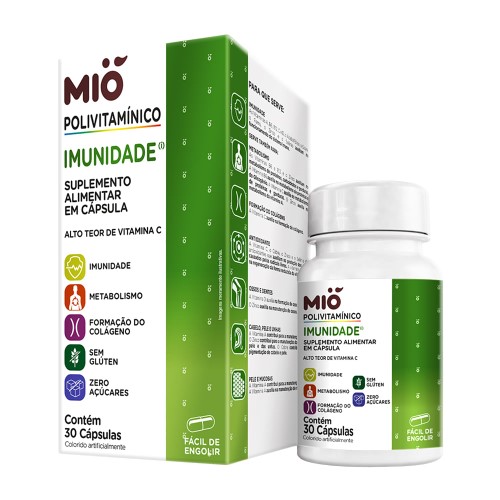 Polivitamínico Imunidade Mió 30 Cápsulas