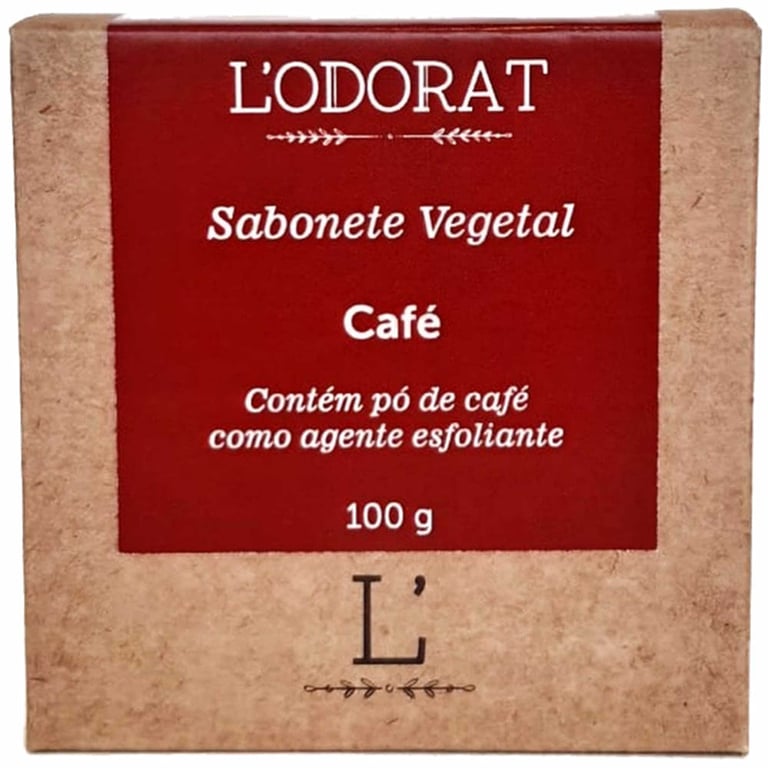 Sabonete Vegetal em Barra Ldorat – Esfoliante Café