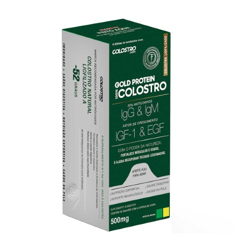 Suplemento Alimentar Colostro Gold Protein 30 sachês