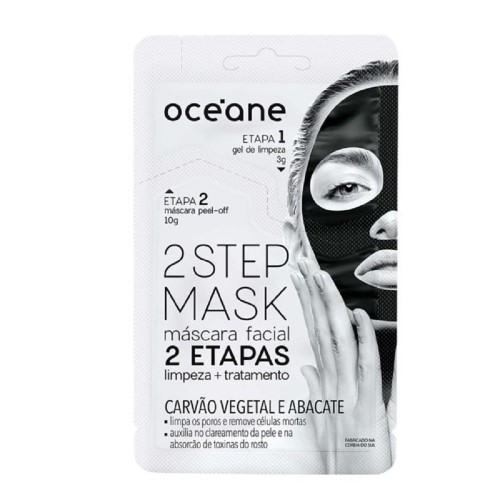 Máscara Facial Océane Scrub Carvão 13g