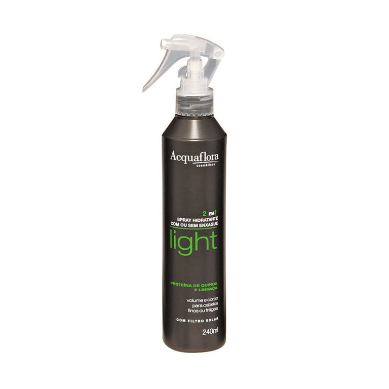 Spray Hidratante 2 Em 1 Acquaflora Light Condicionante 240ml
