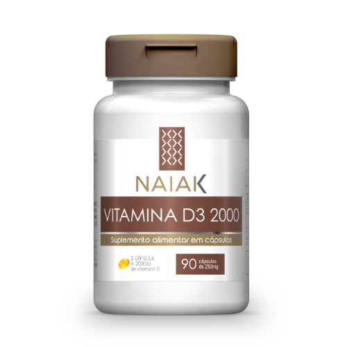 Suplemento Naiak Vitamina D3 2000 UI