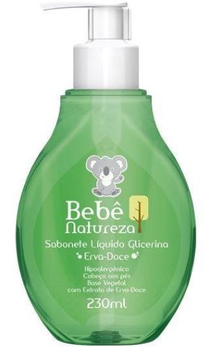 Sabonete Líquido Glicerina Erva-Doce 230ml - Bebê Natureza