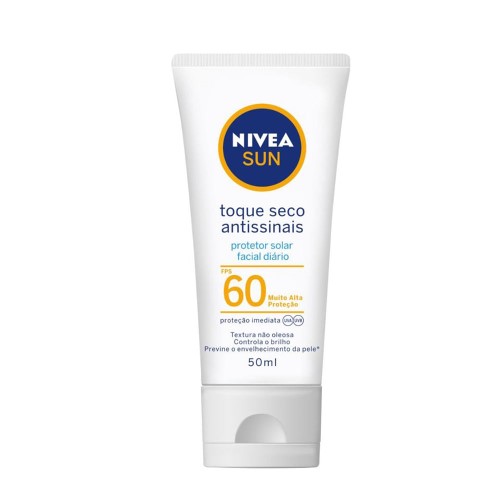 Protetor Solar Facial Nivea Sun Toque Seco Antissinais Fps60