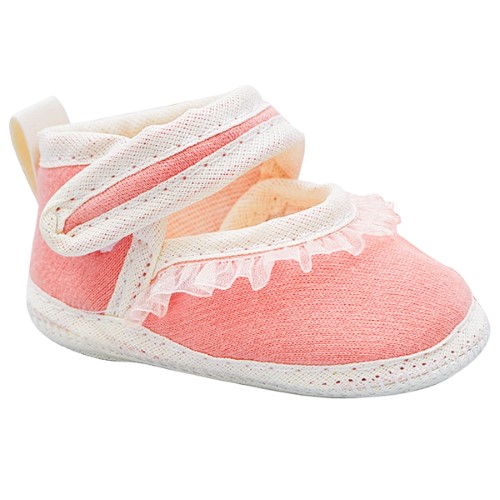 Sandália para bebê Babado Rosa - Baby Gut