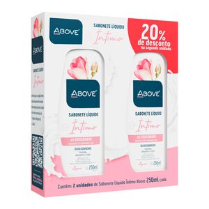 Sabonete Líquido Íntimo Above Óleos Essenciais 2 Unidades 250ml Cada