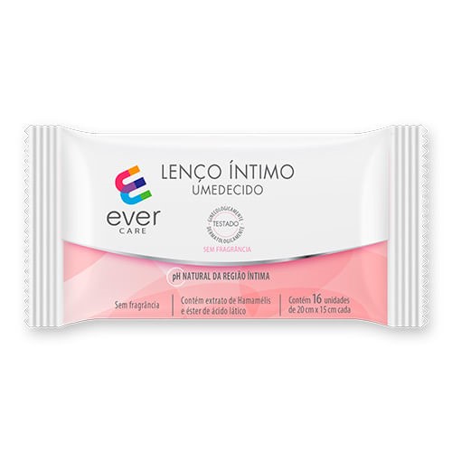 Lenço Íntimo Ever Care 16 Unidades