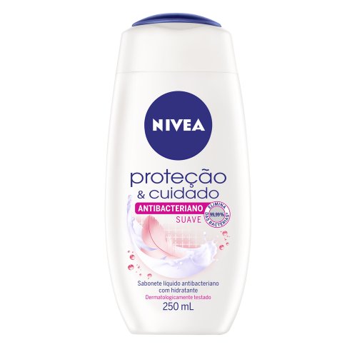 Sabonete Líquido Nivea Antibactericida Suave 250ml