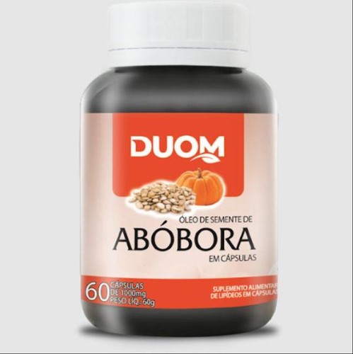 Óleo de Semente de Abóbora Duom 1000mg 60 Cápsulas