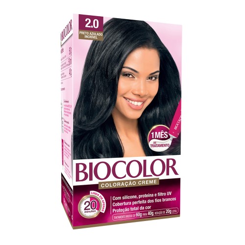 Tintura Biocolor 2.0 Preto Azulado
